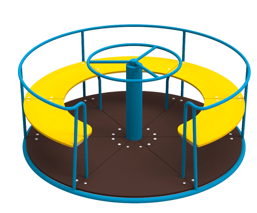 Карусель вулична дитяча Circle діаметр 1,6 метра (Kidigo ТМ)