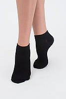 Шкарпетки жіночі короткі у 10-и кольорах. Дві пари. Чорний.