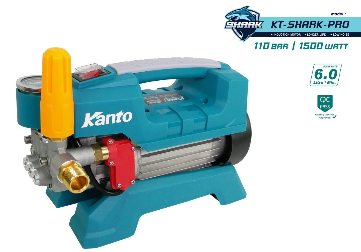 Мийка високого тиску kanto bravo KT-SHARK Pro 110 барів (1500 вт), фото 1
