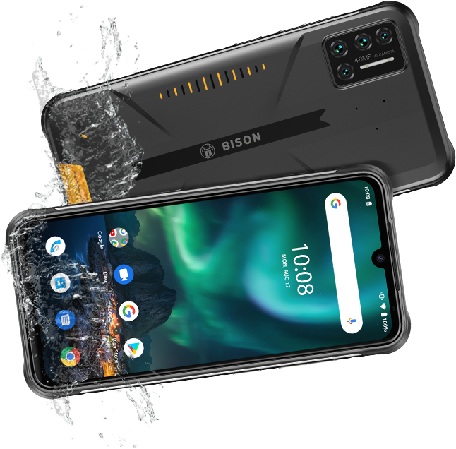 UMIDIGI Bison GT 8/128GB, NFC, 5150 mAh, IP69K, 64 Мп + Подводная съемка, Helio G95, Android 11, Дисплей 6.67" - фото 3 - id-p1602347760