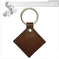 Брелок-заготовка сумісна з  Mifare ZERO Шкіра Ромб