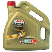 Масло для 4-х тактных двигателей 100% синтетическое Castrol Power 1 Racing 4T 10W-30 4 л (14F23C)