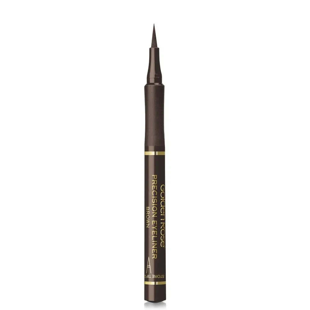 Підводка-фломастер для очей коричневий Golden Rose Precision Waterproof 1.6 мл, фото 1