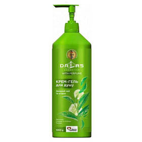Крем-гель для душу Dalas Зелений чай і огірок, 1000 мл