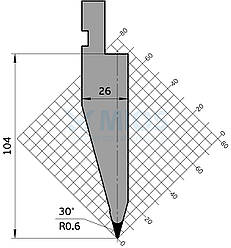 Пуансон P.123.30.C (835мм.)