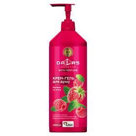 Крем-гель для душу Dalas Малина та м'ята, 1000 мл