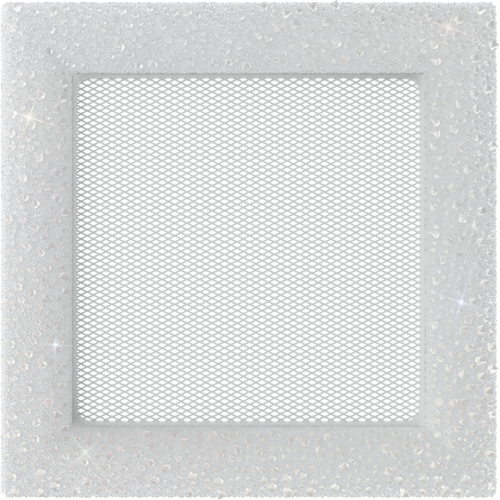 Решітка Venus з кристалами Swarovski біла 17x17