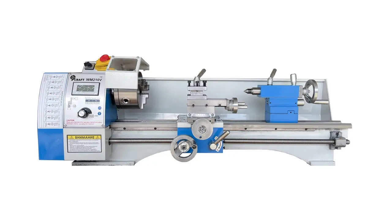 Токарний верстат для металу 9craft WM210V 210x400 850W безщітковий, фото 1