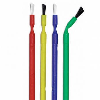 Пензлик-аплікатор стоматологічний Polix PRO&MED блакитний (144 штуки)