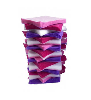 Серветки зі спанбонду Polix PRO&MED Dental PRO 6 х 6 см різнокольорові (400 штук)