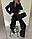 Стильний жіночий костюм двійка: штани висока посадка та укорочений піджак, фото 7