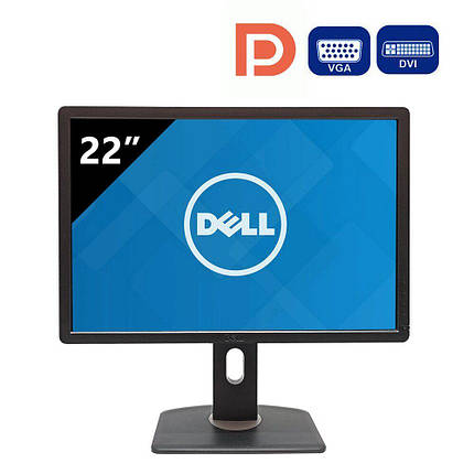 Монитор Dell Professional P2213t / 22" (1680x1050) TN / DP, VGA, DVI, USB / VESA 100x100, фото 2