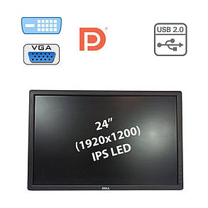 Монітор Б-клас Dell U2412MB / 24" (1920x1200) IPS LED / 1x DP, 1x DVI-D, 1x VGA, USB-Hub / у комплектації, фото 2