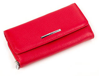 Жіночий гаманець Karya 1151-46 з натуральної шкіри червоний