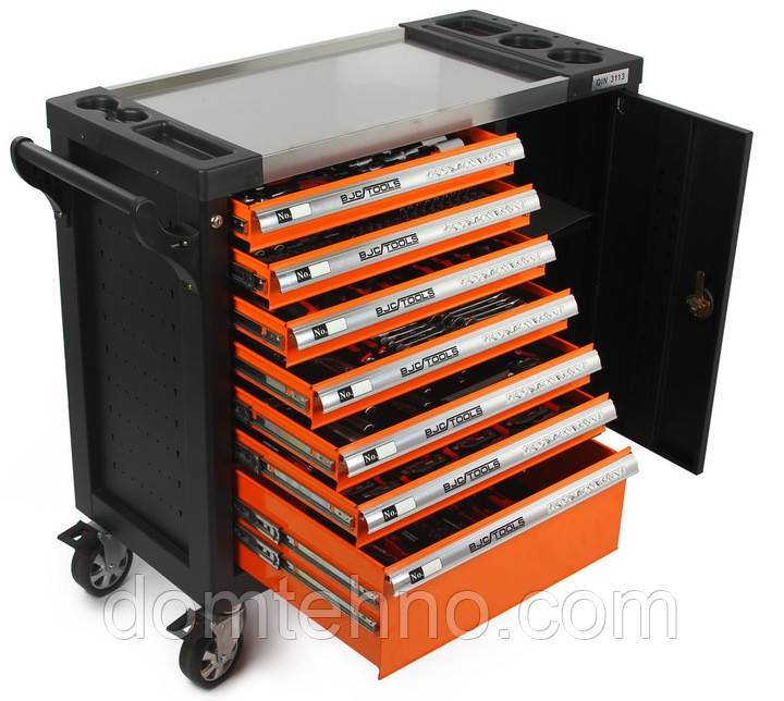Ящик-тележка для инструментов 298 елементів BJC M66597 / візок з інструментами 298 предметів BJC M66597 - фото 2 - id-p1602474355