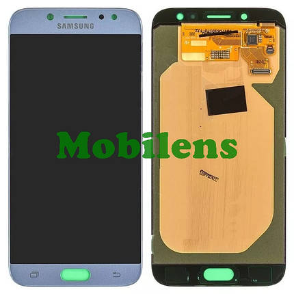 Samsung J730, J730F, Galaxy J7 Pro (2017) Дисплей+тачскрин(модуль) серебристо-голубой (OLED), фото 1