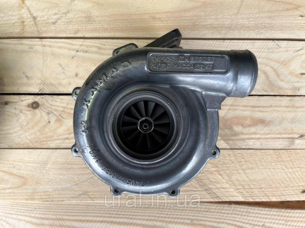 Турбокомпресор правий ТКР-7С-6М (кріплення під хомут) 740.60-1118012 (ОРИГІНАЛ), фото 1