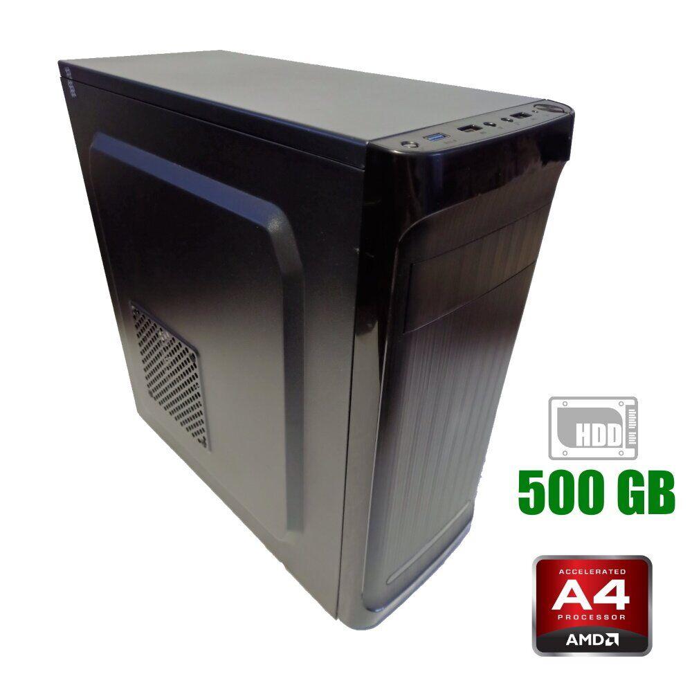 Системний блок ASUS FM2+ Tower/AMD A4-6300 (2 ядра по 3.7 — 3.9 GHz) / 4 GB DDR3 / 500 GB HDD / AMD Radeon