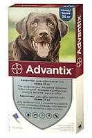 Краплі від бліх та кліщів для собак вагою 25-40 кг Bayer Advantix (Адвантікс) 4 шт/уп