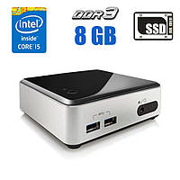 Компьютер Intel NUC D54250WYK Black USFF/ Core i5-4250U/ 8 GB RAM/ 128 GB SSD/ HD 5000