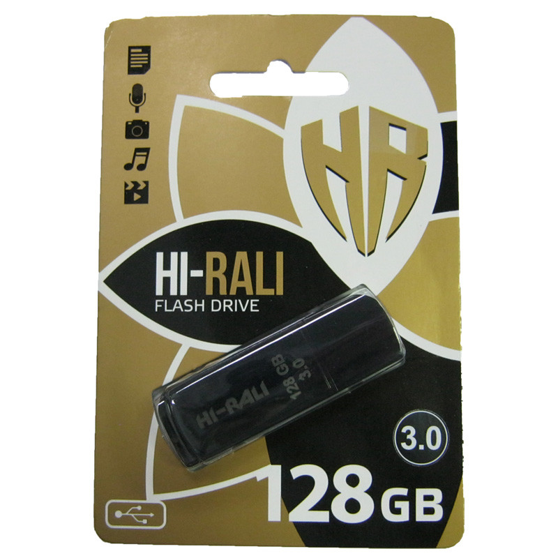 Флешка 128Gb Hi-Rali Tagra Black USB3.0