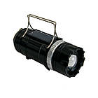 Ліхтар для кемпінгу акумуляторний GSH-9699 Чорний, туристичний ліхтар лампа в намет