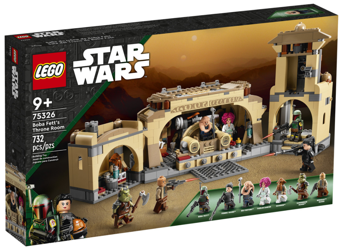 LEGO Star Wars Тронний зал Боби Фетта 732 деталі (75326)