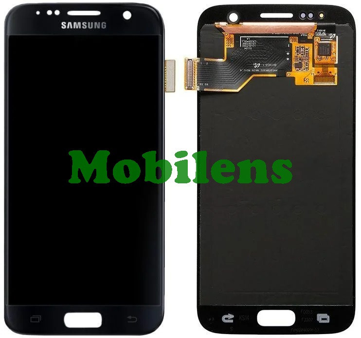 Samsung G930, G930F, Galaxy S7 Дисплей+тачскрин (модуль) чорний (OLED)
