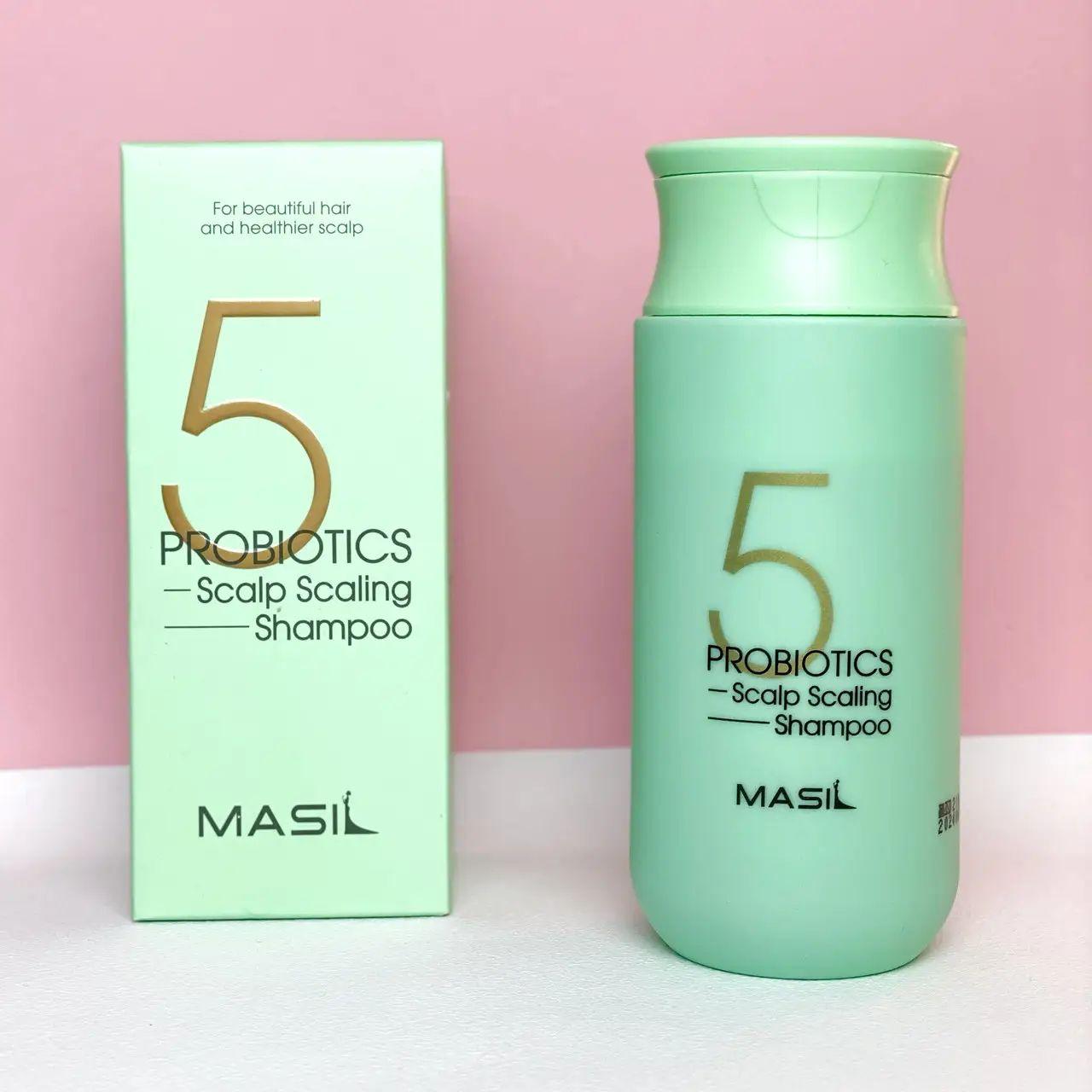 Безсульфатний шампунь Masil 5 Probiotics Scalp Scaling Shampoо освіжаючий 300 мл
