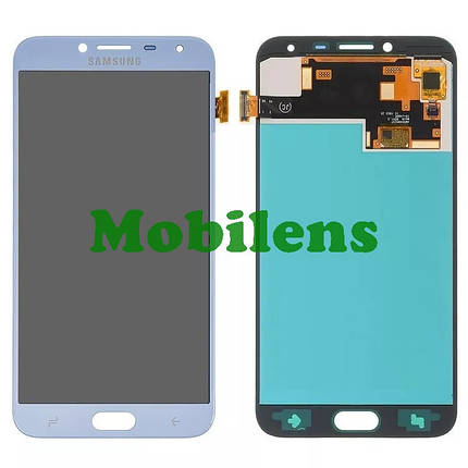 Samsung J400, J400F, Galaxy J4 (2018) Дисплей+тачскрин сріблясто-блакитний (OLED), фото 1