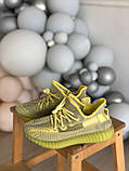 Кросівки Adidas Yeezy Boost 350 V2 Yellow літні жіночі адідас ізи буст сітка текстиль, фото 3