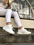 Кросівки Adidas Yeezy Boost 350 Ice Cream білі літні жіночі легкі адідас і буст сітка, фото 3