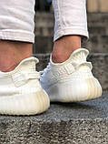 Кросівки Adidas Yeezy Boost 350 Ice Cream білі літні жіночі легкі адідас і буст сітка, фото 5
