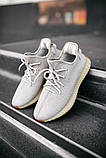 Кросівки Adidas Yeezy Boost 350 V2 Sesame літні жіночі сірі адідас ізи буст сітка, фото 3