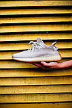 Кросівки Adidas Yeezy Boost 350 V2 Sesame літні жіночі сірі адідас ізи буст сітка, фото 5