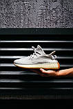 Кросівки Adidas Yeezy Boost 350 V2 Sesame літні жіночі сірі адідас ізи буст сітка, фото 7