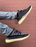 Кросівки Adidas Yeezy Boost 350 Astriel чорні літні жіночі адідас і буст сітка текстиль, фото 3