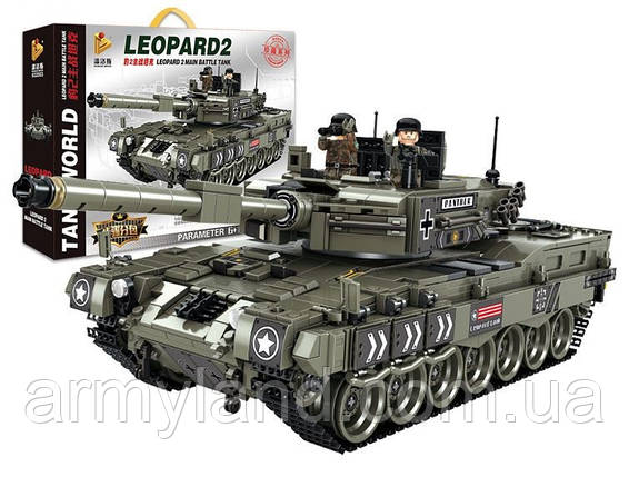 Конструктор Танк Leopard2 1747 детали, фото 2
