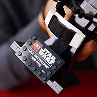 LEGO Star Wars Шолом Люка Скайвокера (Червоний-5) 675 деталей (75327), фото 3