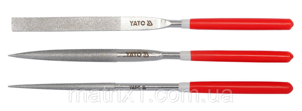 Набір алмазниз надфіл YATO 3 пр. 5х180х70 мм YATO (Польща)