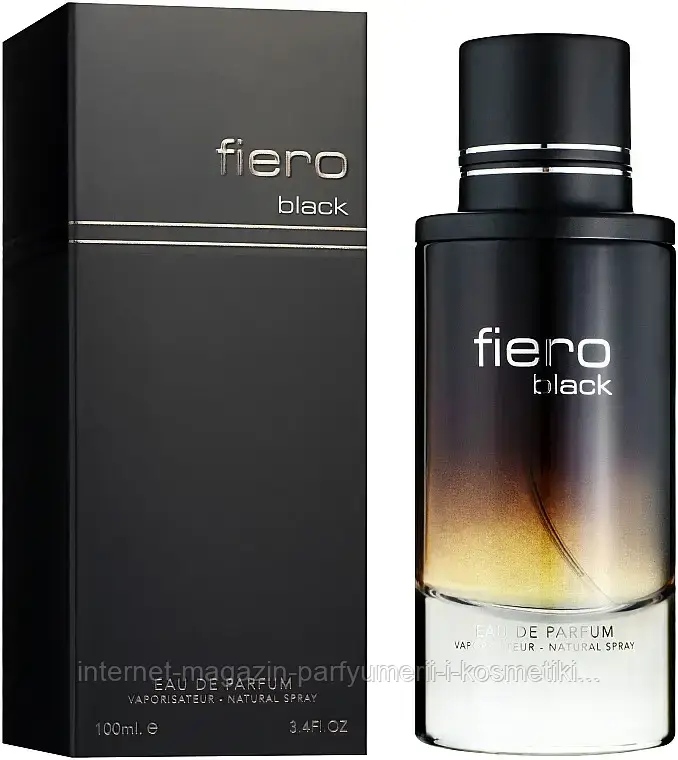 Туалетна вода для чоловіків Fragrance World Fiero Black100ml