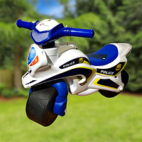 Велобіг беговел толокар мотоцикл дитячий Поліція для хлопчика пластиковий каталка для дітей 0138/510