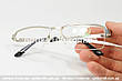 Металева чоловіча оправа для окулярів для зору. Напівобідкова з флекс-системою. Для відстані від 66 мм і вище!, фото 2