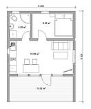 Каркасно-захисний додаток 6x8м під ключ, фото 3