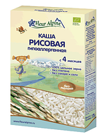 Fleur Alpine Organic Каша безмолочная Рисовая гипоаллергенная 4м+ 175 г (Германия)