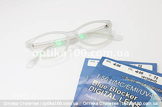 Дитячі комп'ютерні окуляри на 5-10 років з лінзами Blue Ray Cut UV-MAX 420