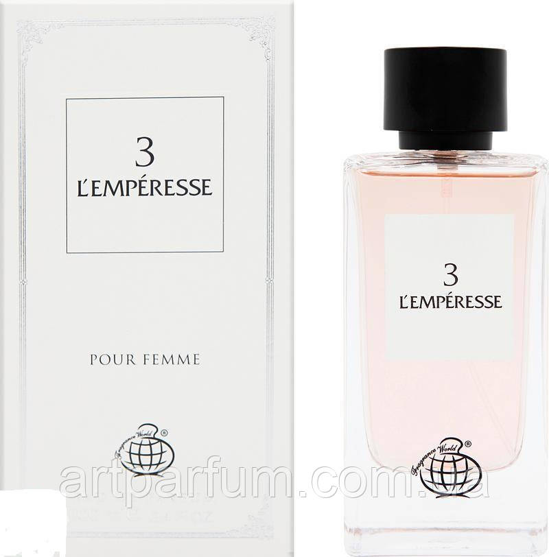 Парфумована вода для жінок Fragrance World 3 L'Impress100ml