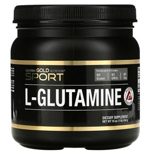 Глютамін California Gold Nutrition L-Glutamine (454 грам.), фото 1