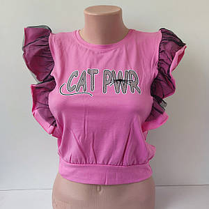 Футболка підліткова для дівчинки  "BASAK". Вік 9-12 років