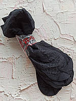 Носки женские капроновые чёрные с тормозами